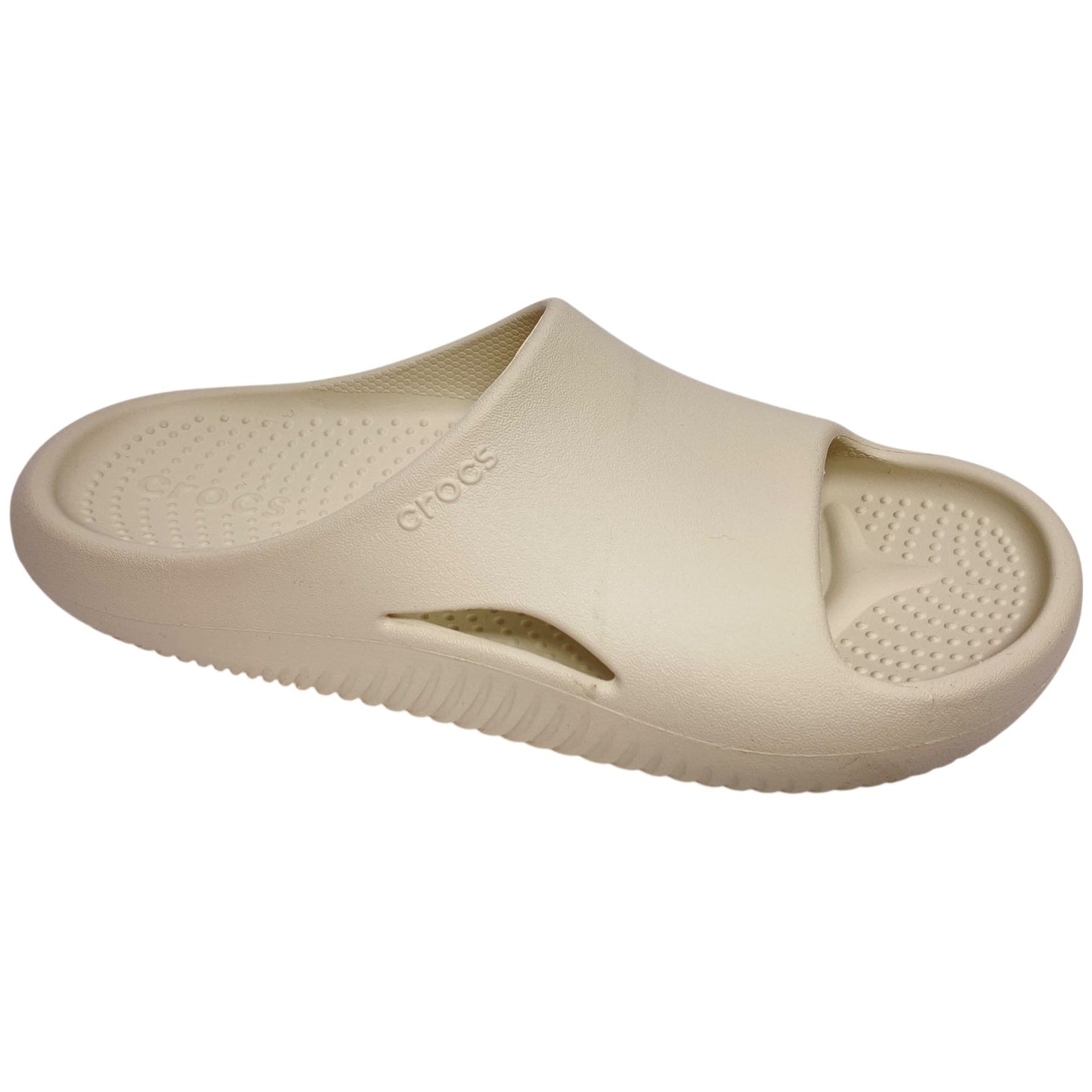 Shoes Flats By Crocs In Ivory, Size: 7