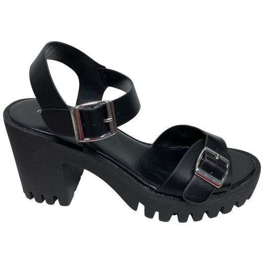 Sandals Heels Block By Madden Girl In Black, Size: 8.5