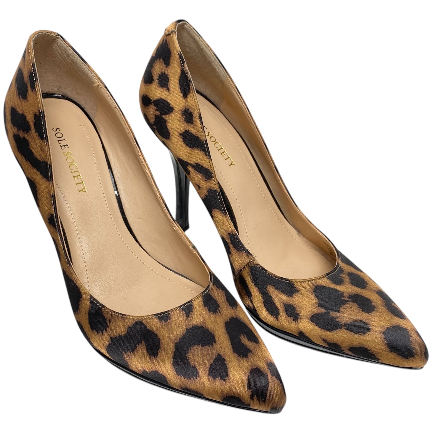 Shoes Heels Stiletto By Sole Society In Animal Print, Size: 7