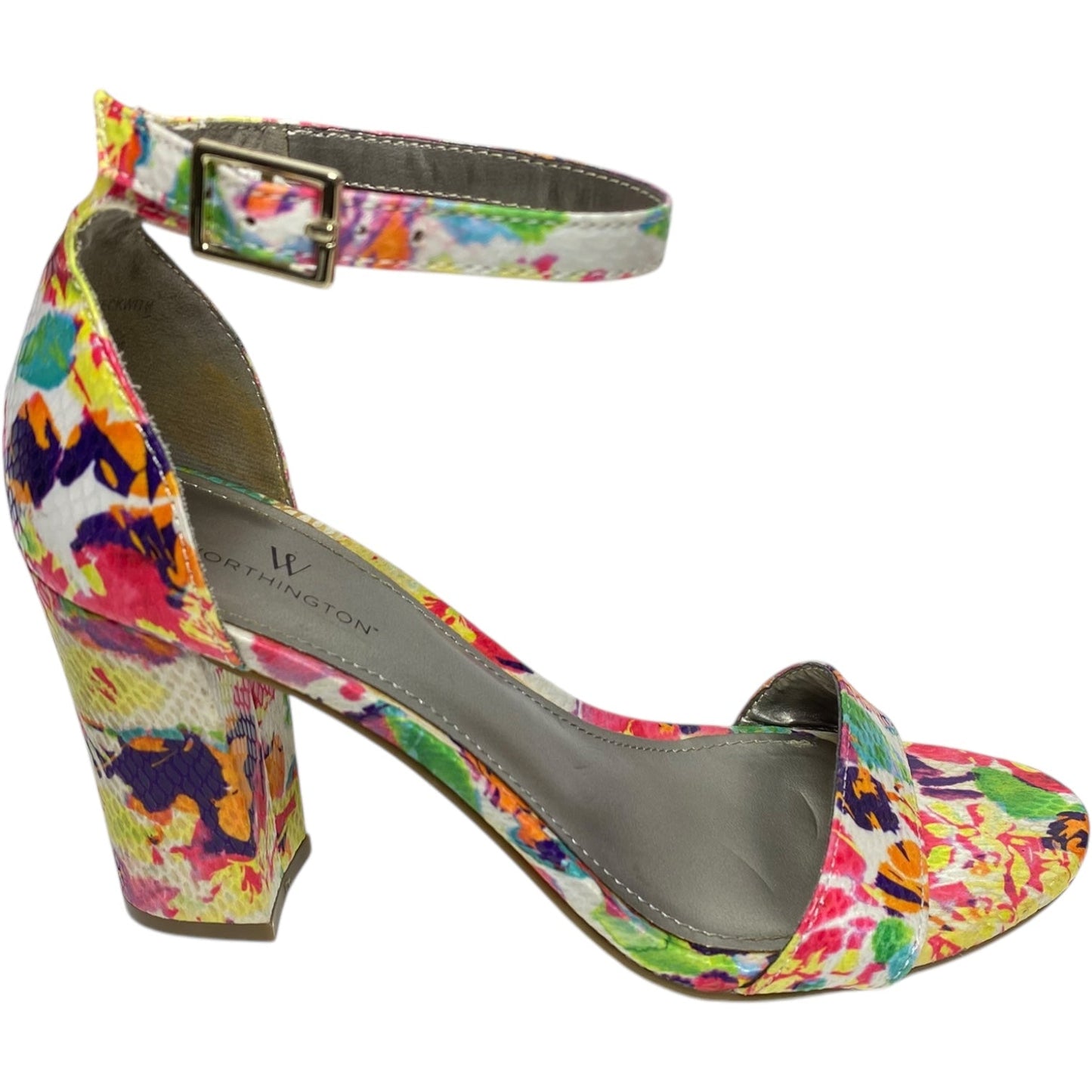 Shoes Heels Block By Worthington In Multi-colored, Size: 7