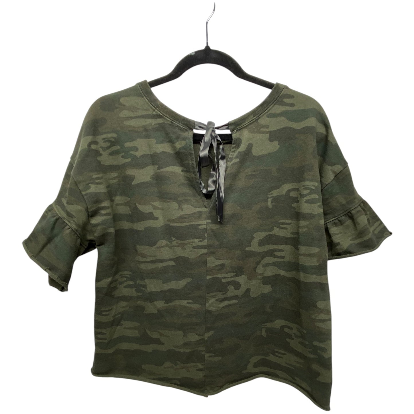 Top Short Sleeve By Sanctuary In Camouflage Print, Size: M