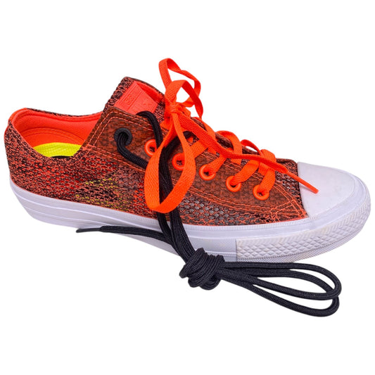 Shoes Sneakers By Converse In Orange, Size: 9