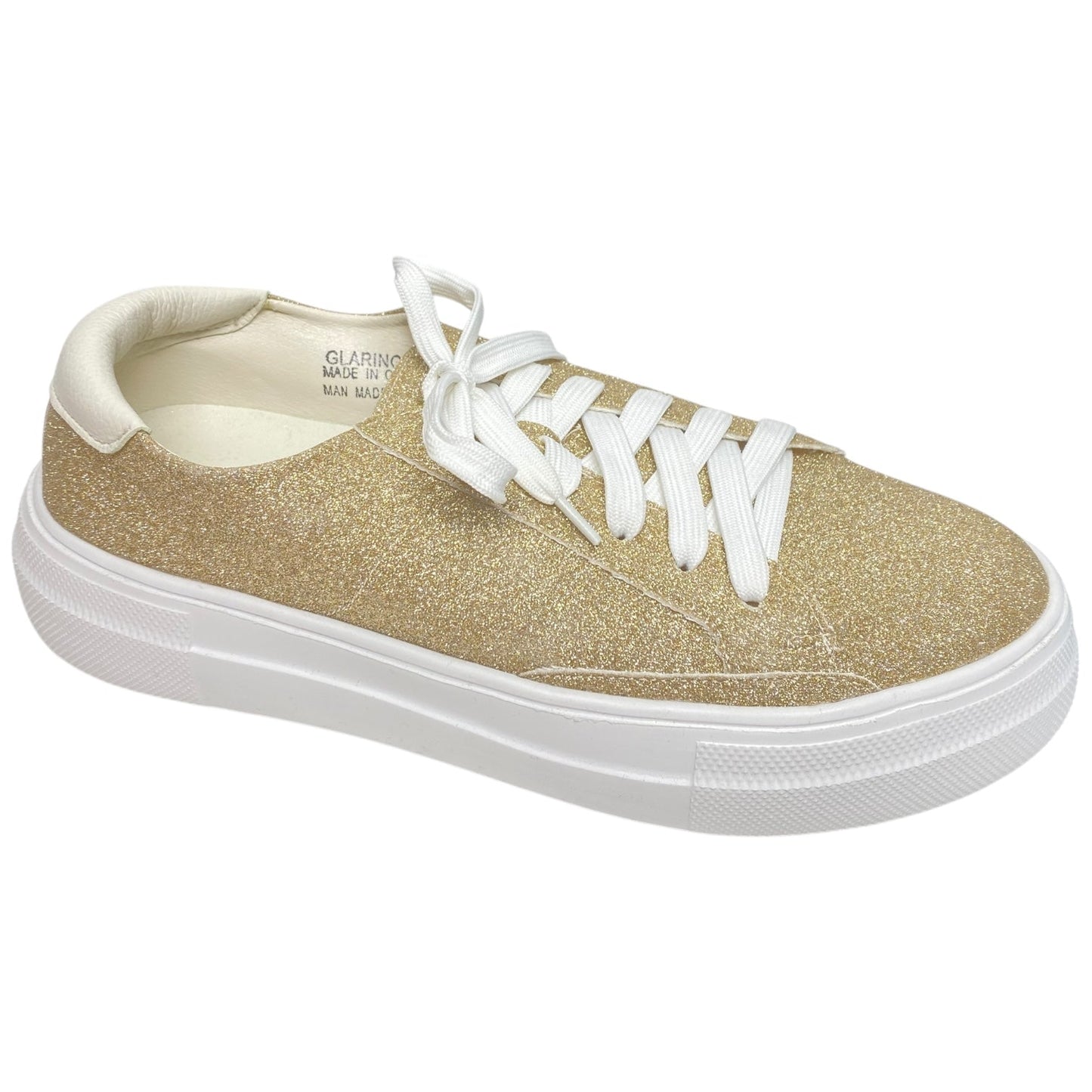 Shoes Sneakers By Corkys In Gold, Size: 9