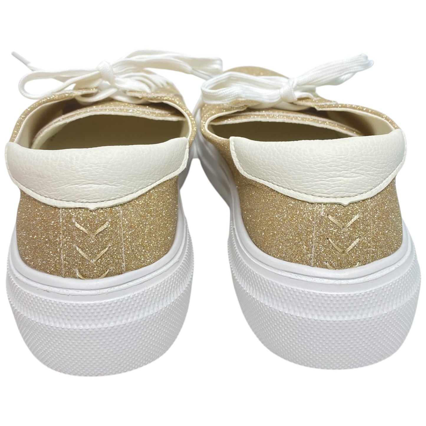 Shoes Sneakers By Corkys In Gold, Size: 9