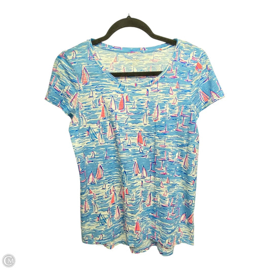 Top Short Sleeve Designer By Lilly Pulitzer In Multi-colored, Size: Xs