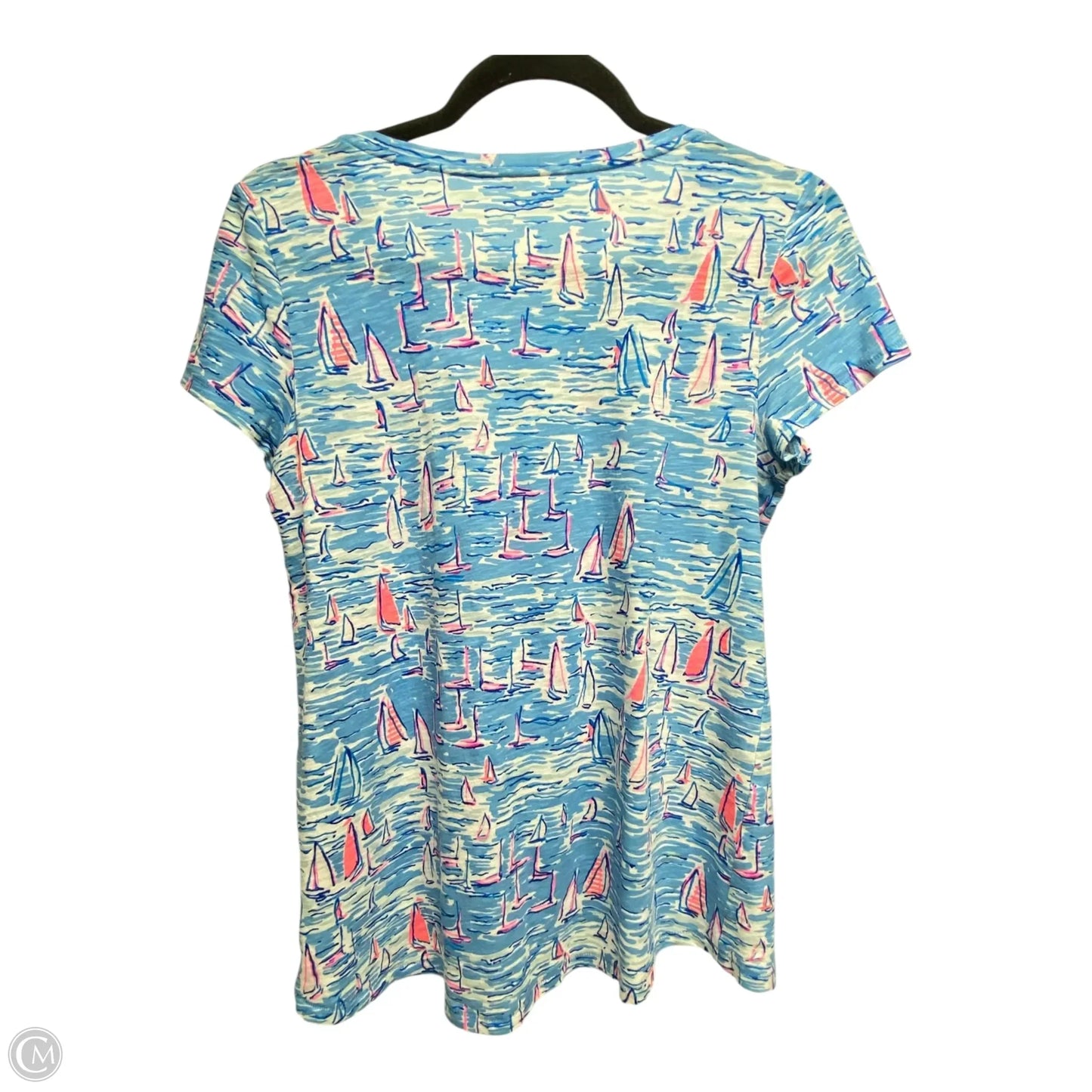 Top Short Sleeve Designer By Lilly Pulitzer In Multi-colored, Size: Xs