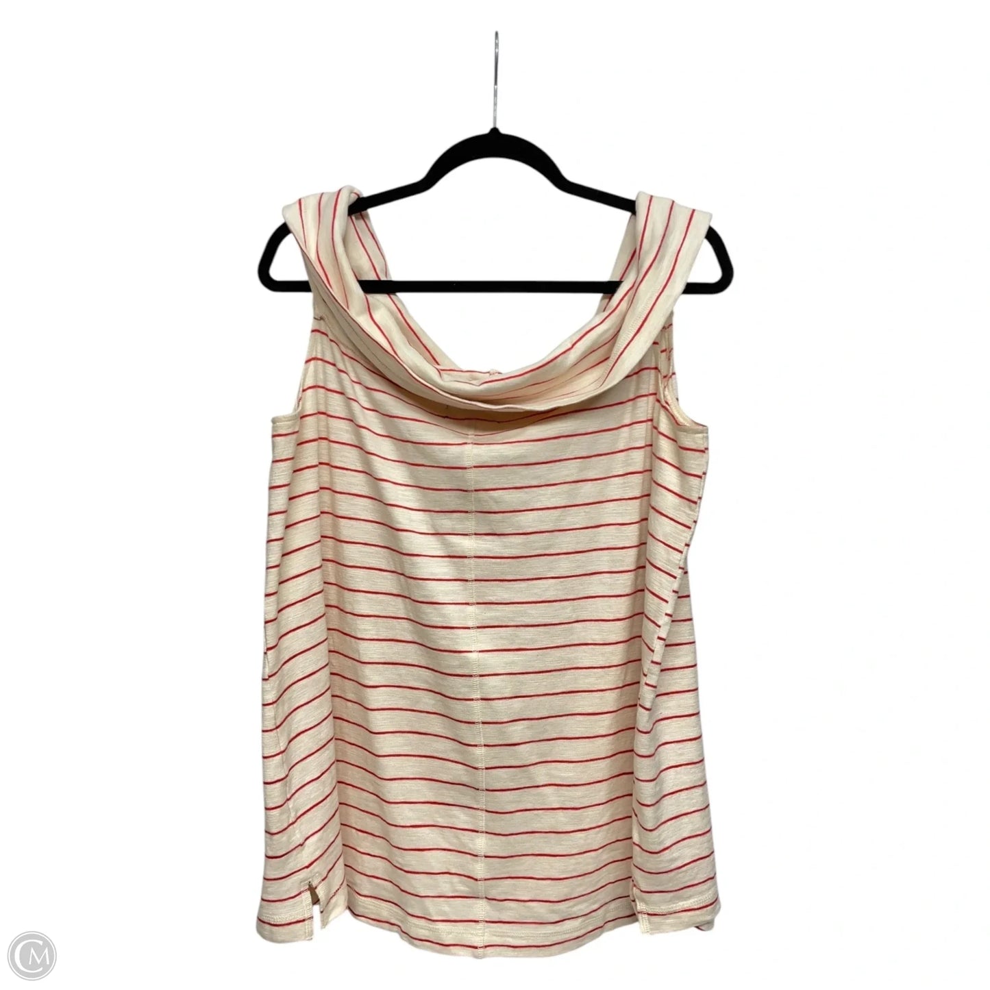 Top Sleeveless By Lou And Grey In Striped Pattern, Size: Xl