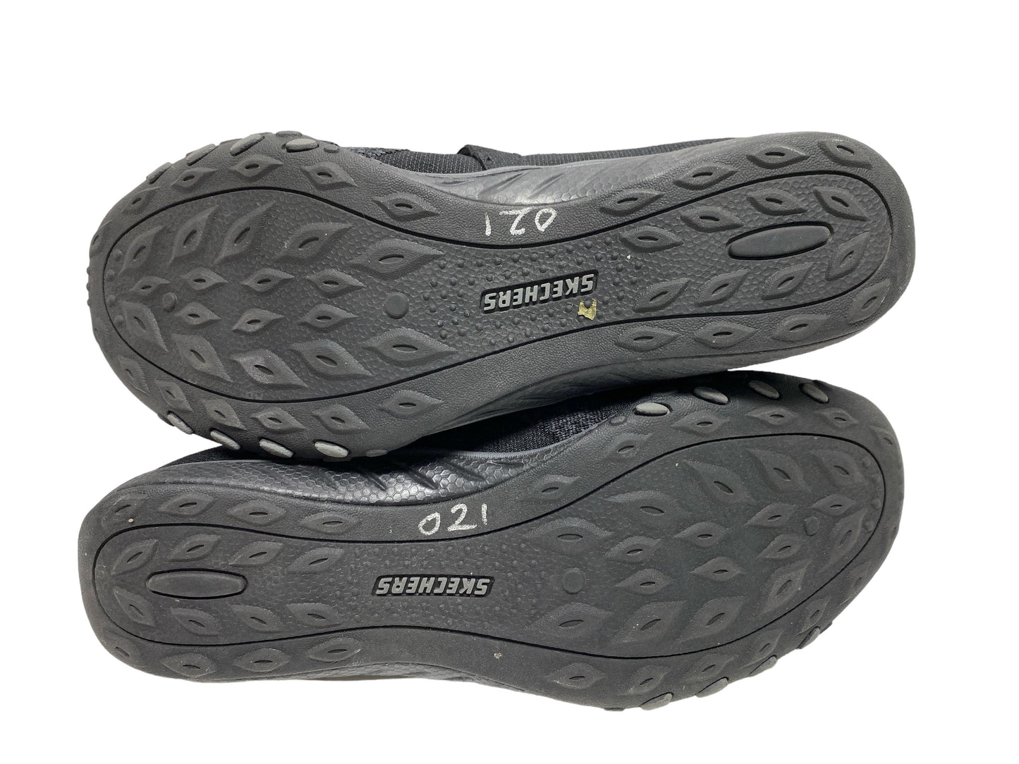 Black Shoes Flats Skechers, Size 10