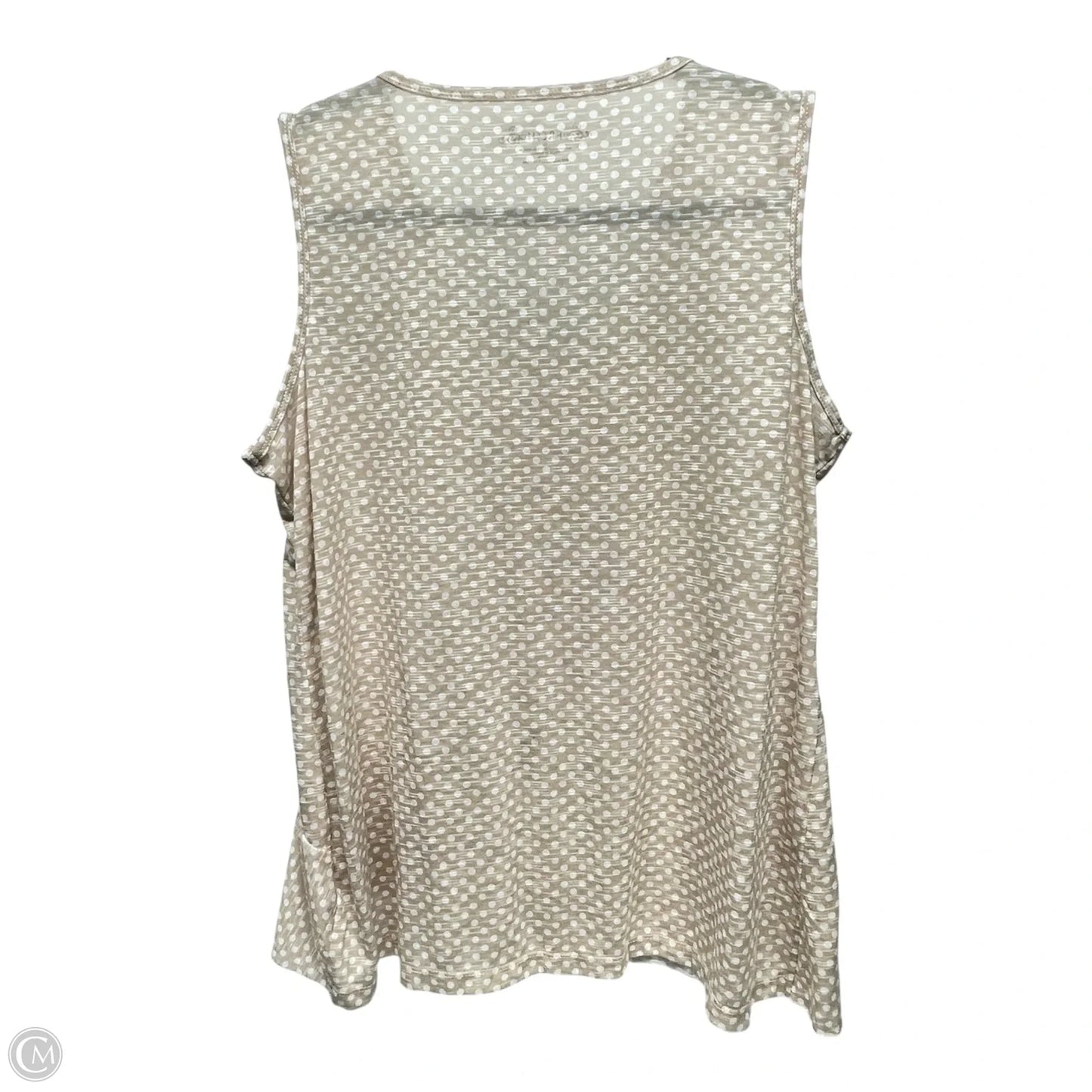 Top Sleeveless By Clothes Mentor In Polkadot Pattern, Size: Xl