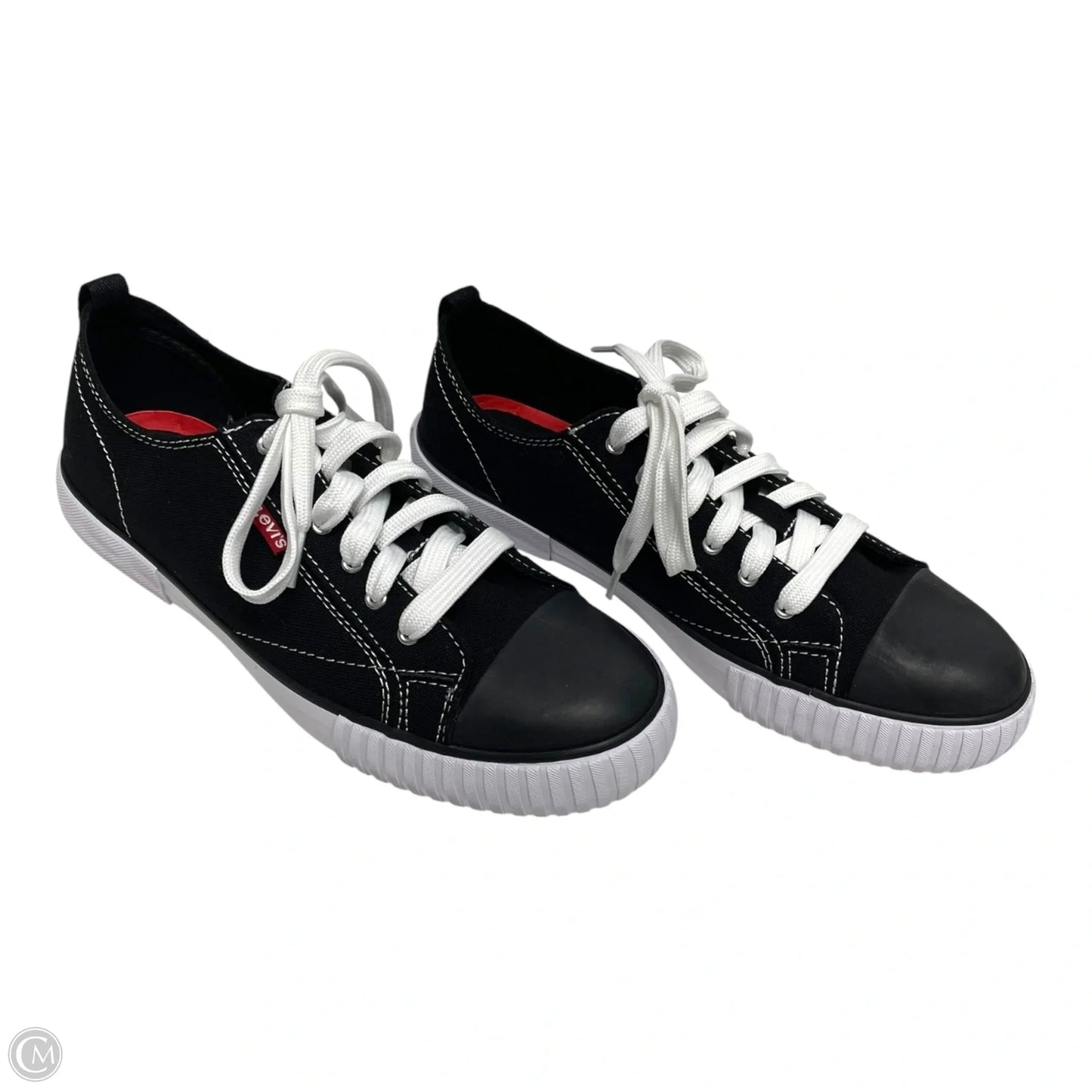 Shoes Sneakers By Levis In Black, Size: 9