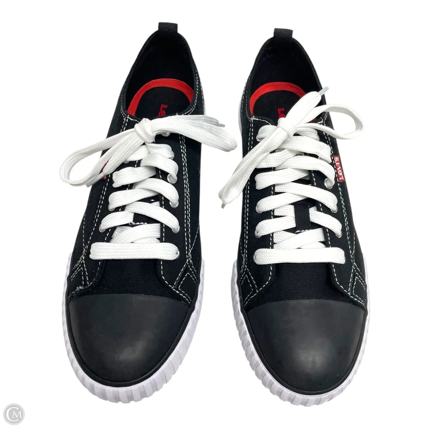 Shoes Sneakers By Levis In Black, Size: 9