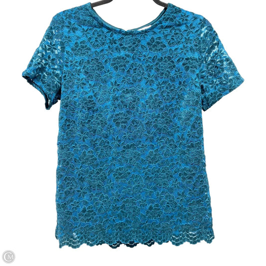 Top Short Sleeve By TEDDI ROSE In Teal, Size: M