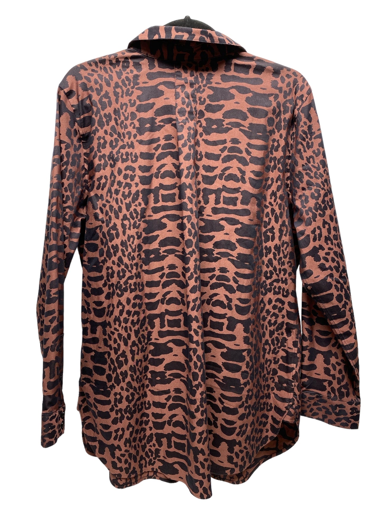 Top Long Sleeve By Chicos In Animal Print, Size: L