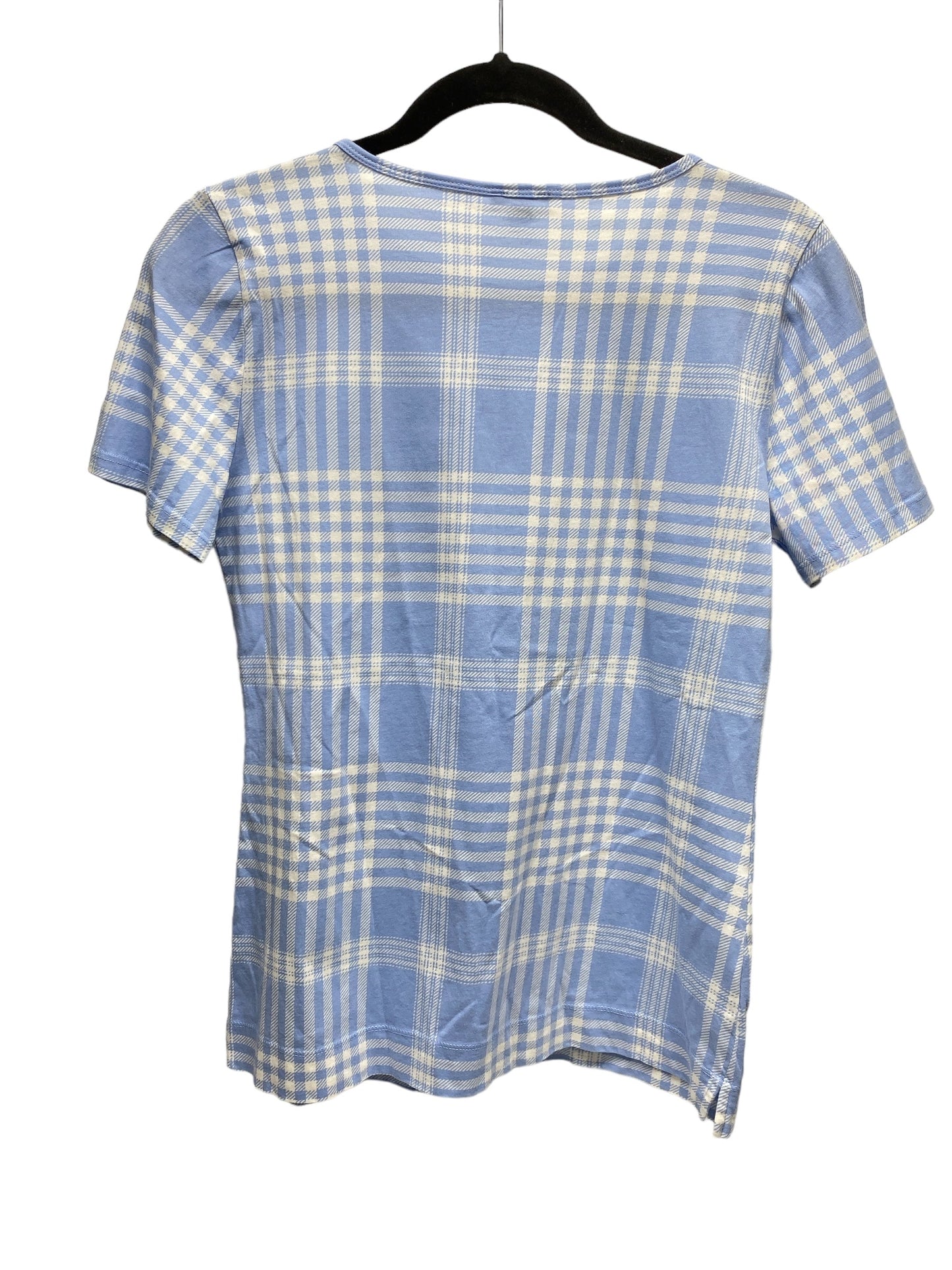 Top Short Sleeve By Ann Taylor In Blue, Size: Xs