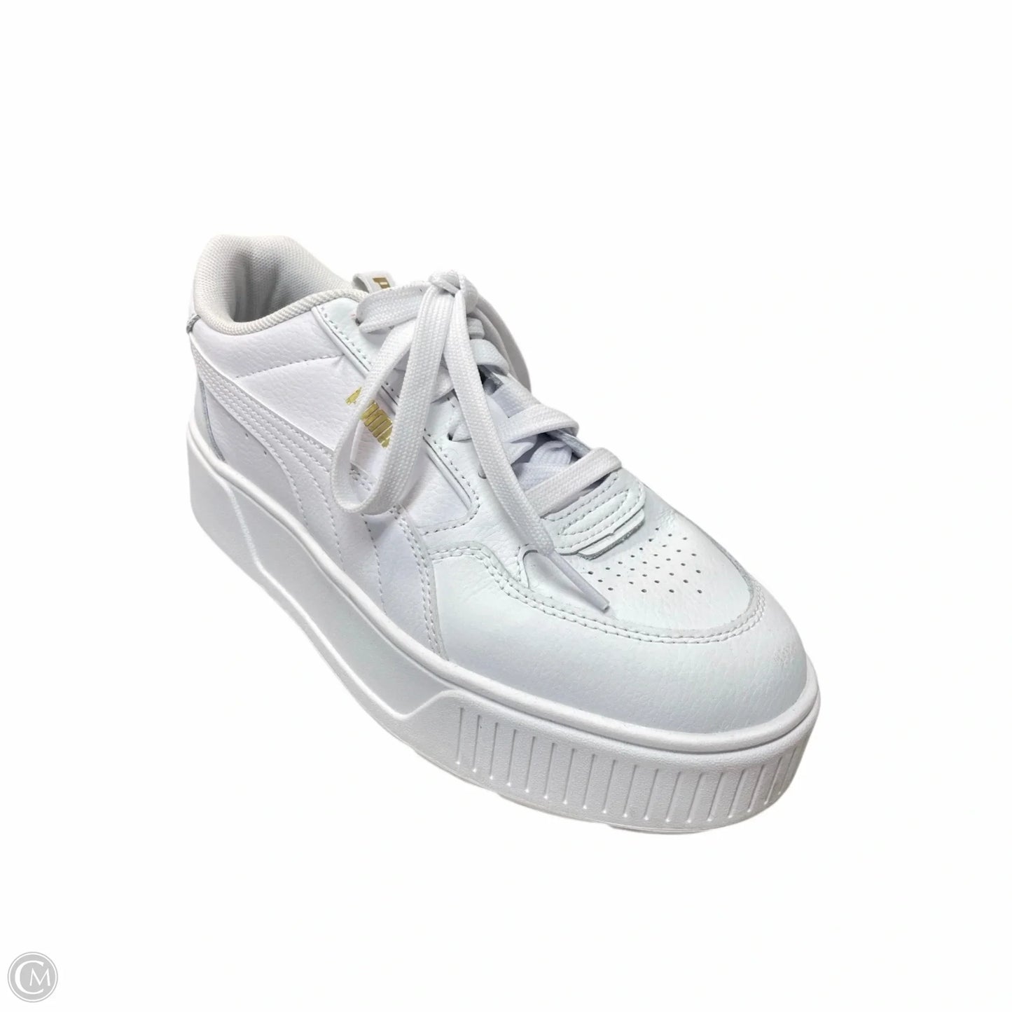 Shoes Sneakers By P448 In Black & Gold, Size: 7.5