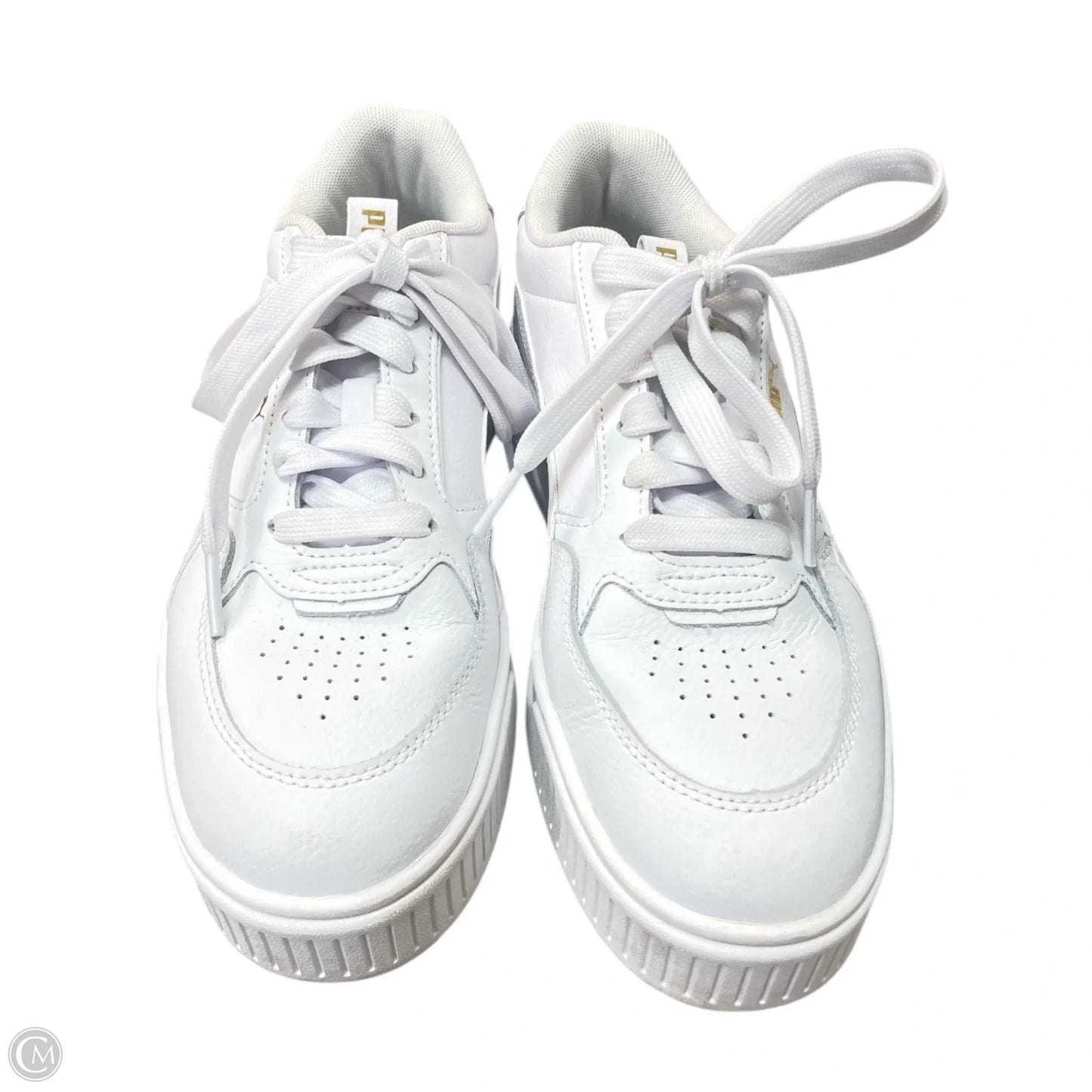 Shoes Sneakers By P448 In Black & Gold, Size: 7.5