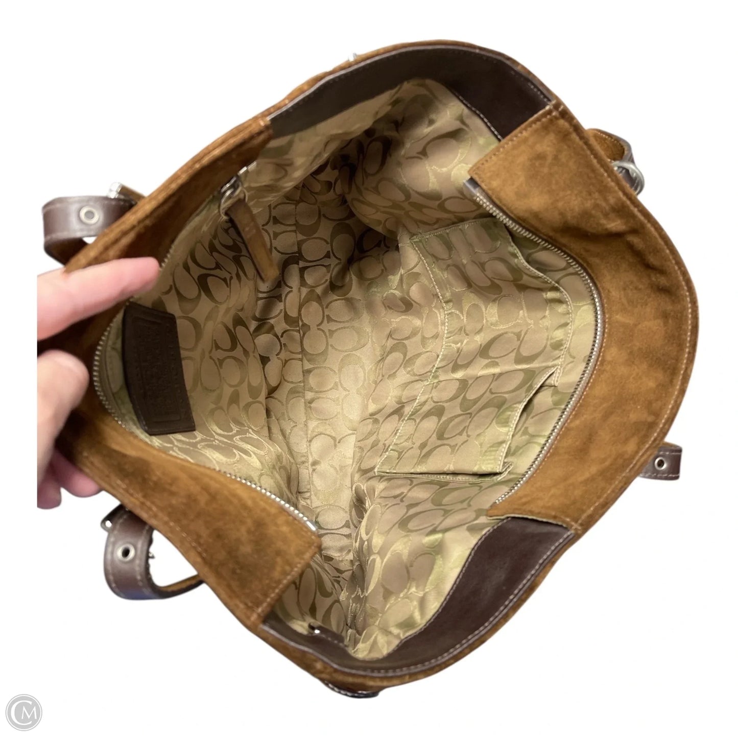 Tote Designer By Coach, Size: Large