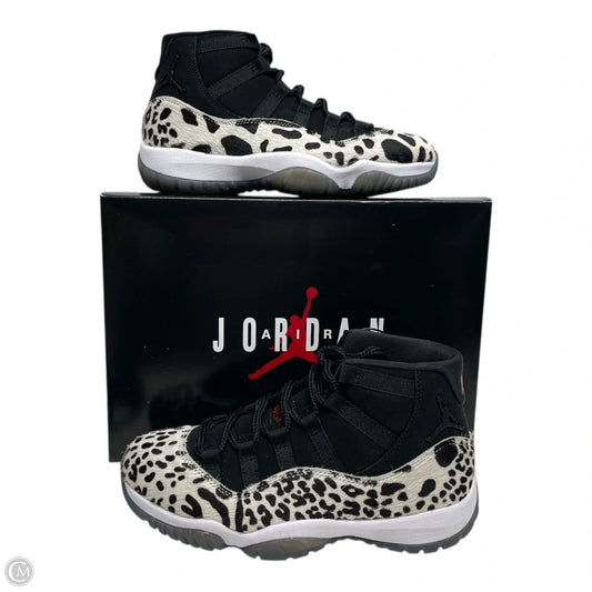 Shoes Luxury Designer By Jordan In Animal Print, Size: 8