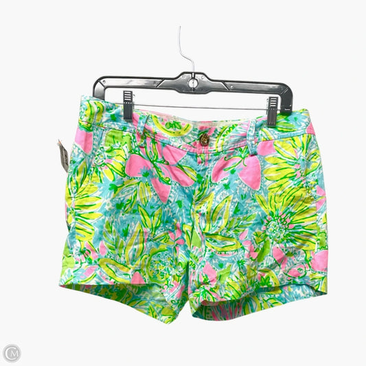 Shorts Designer By Lilly Pulitzer In Blue & Green, Size: 8