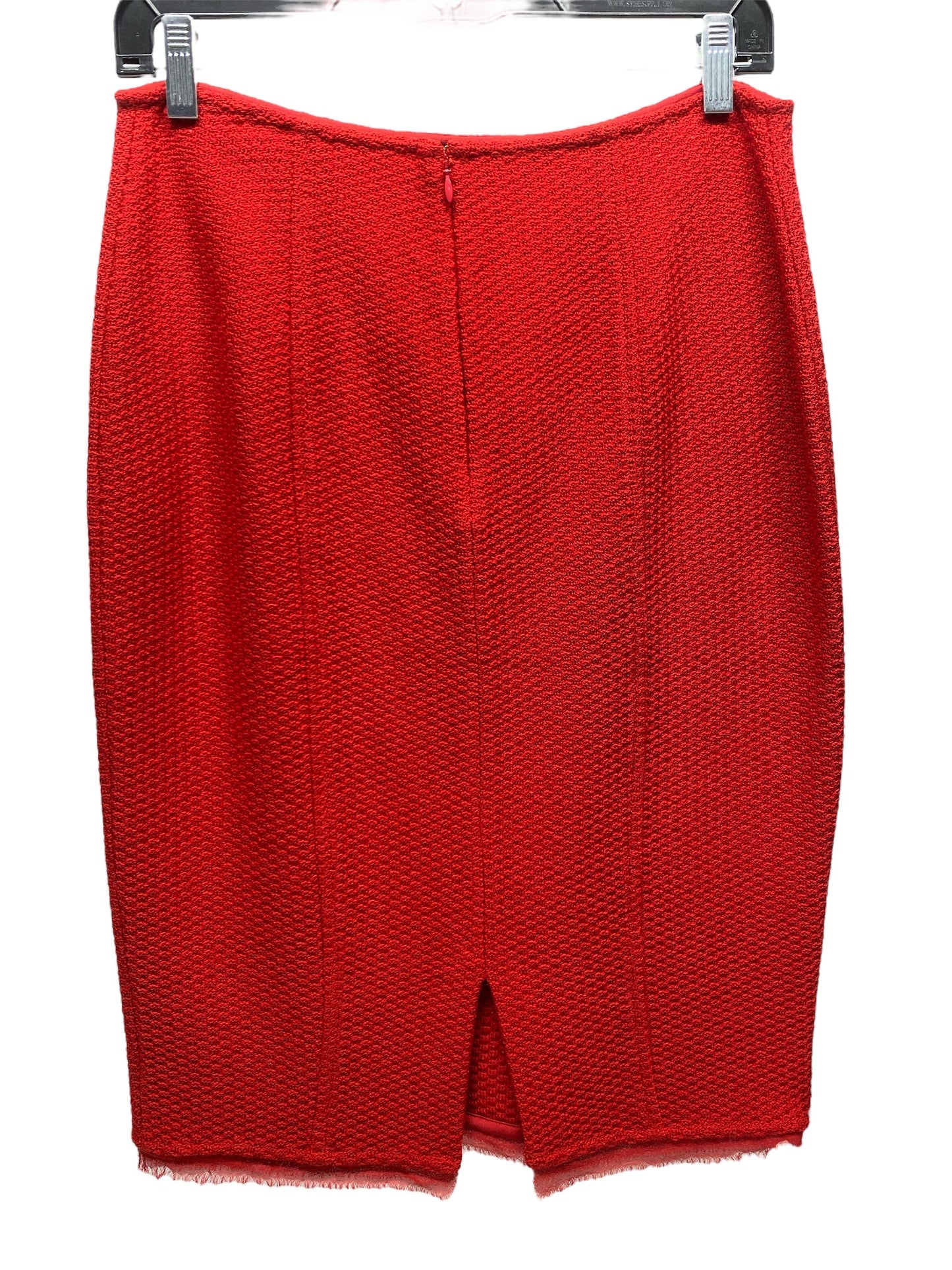 Red Skirt Designer St John Collection, Size 4