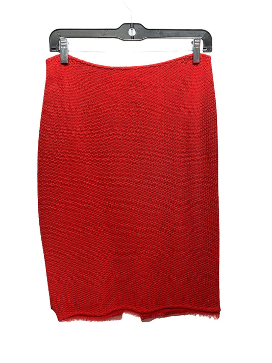 Red Skirt Designer St John Collection, Size 4