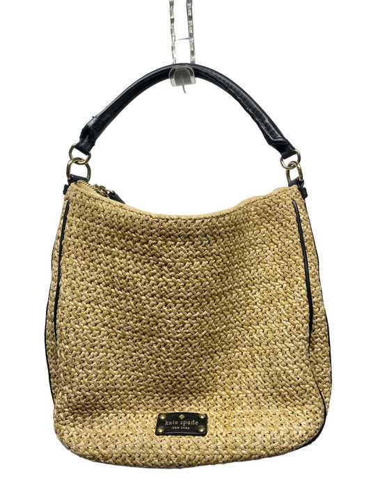 Tan Handbag Designer Kate Spade, Size Medium