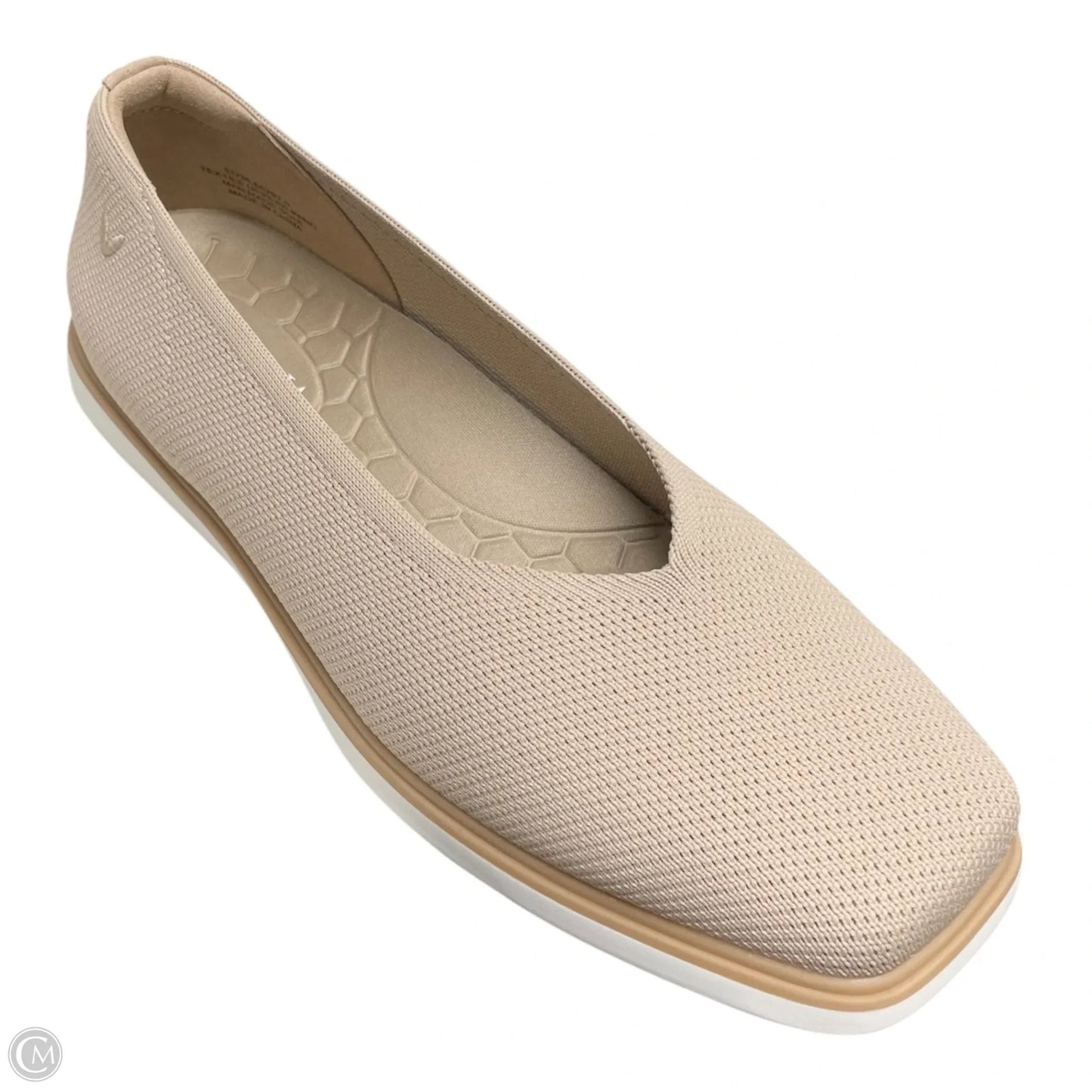 Shoes Flats By Vivaia In Tan & White, Size: 8