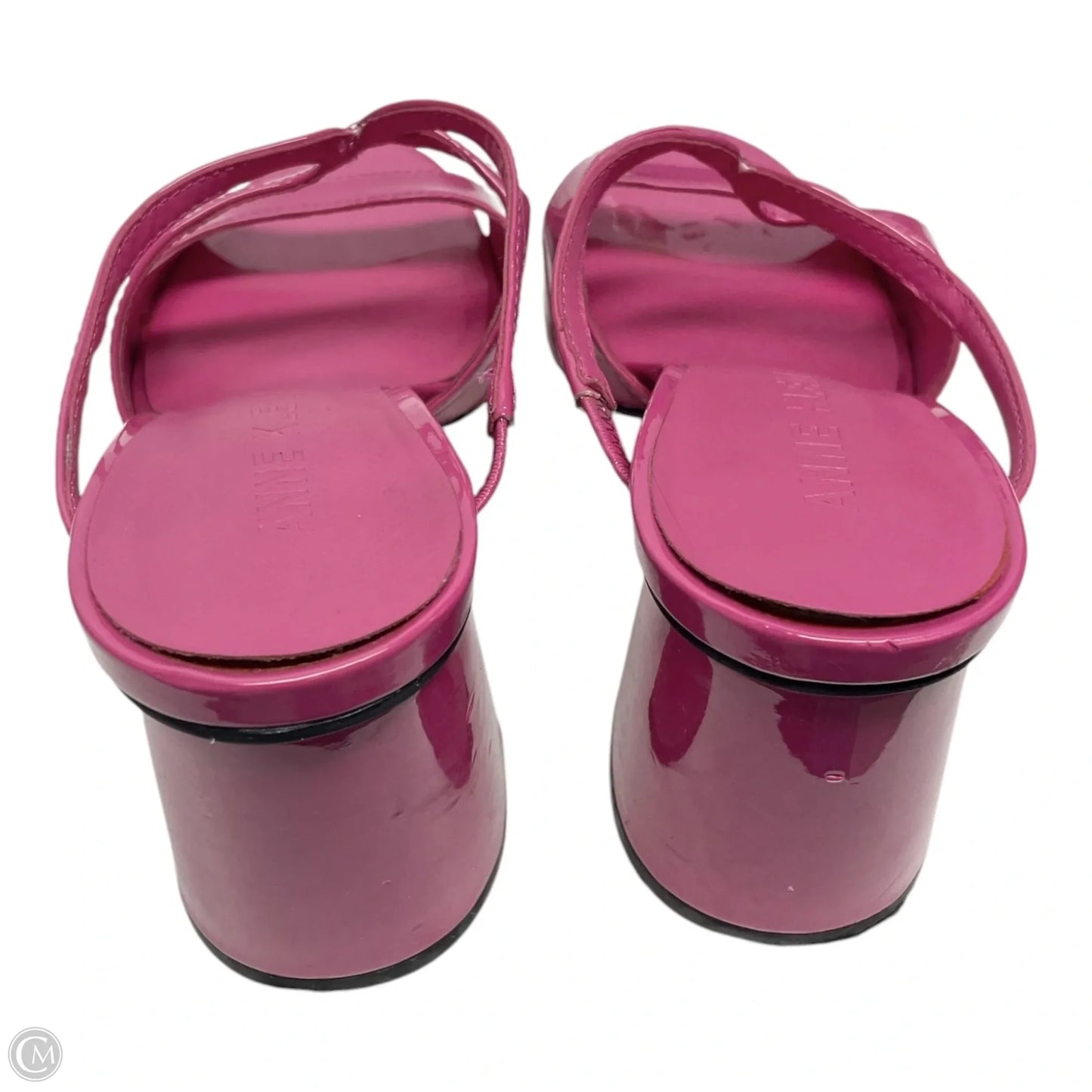 Sandals Heels Platform By Anne Klein In Pink, Size: 7.5