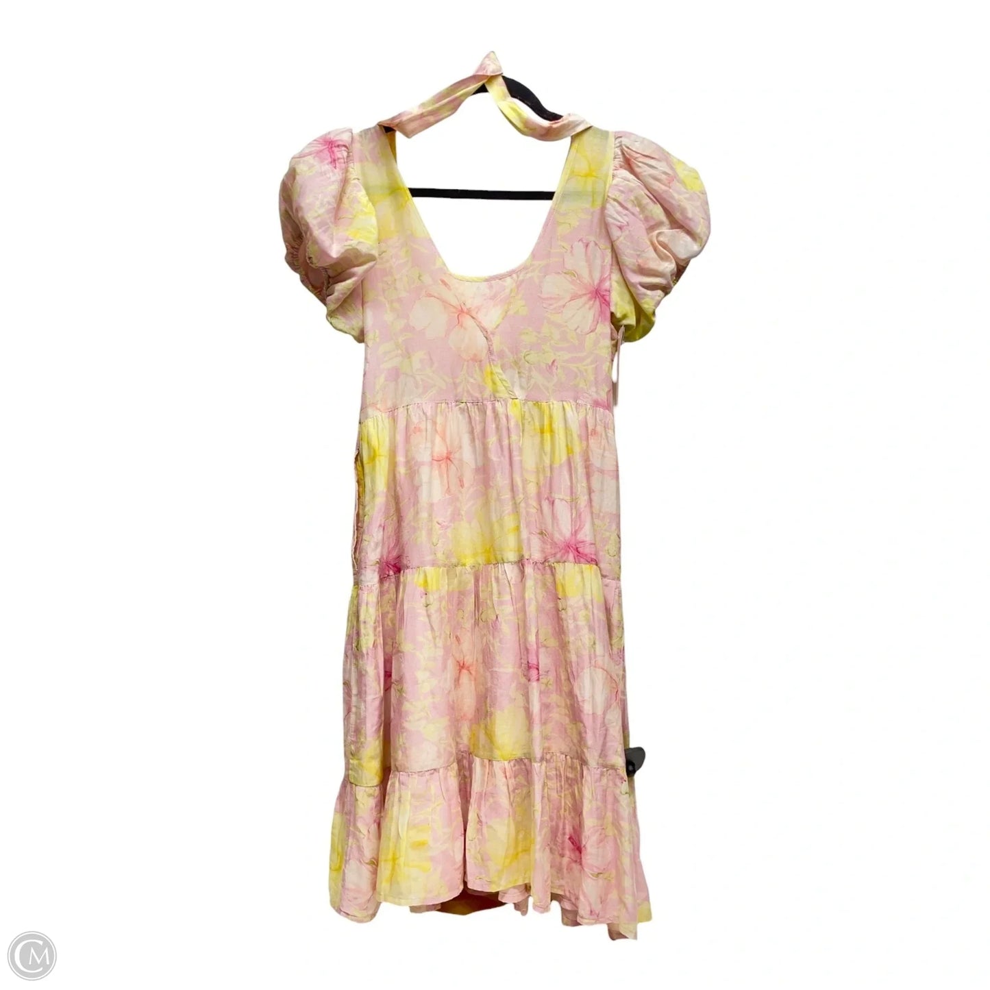 Dress Casual Short By Loveshackfancy In Pink & Yellow, Size: 2