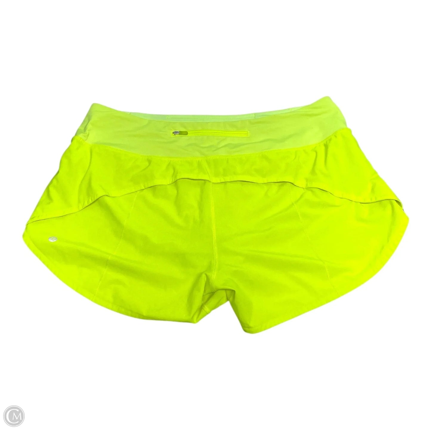 Athletic Shorts By Lululemon In Yellow, Size: 14