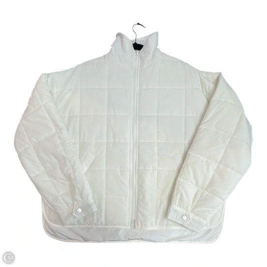 Jacket Puffer & Quilted By Clothes Mentor In White, Size: Xl