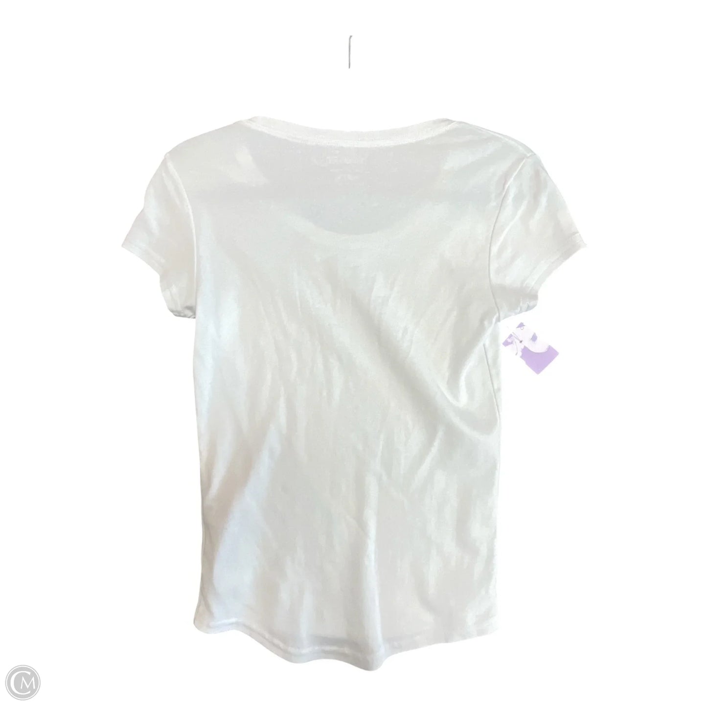 Top Short Sleeve Basic By Kirkland In White, Size: Xs
