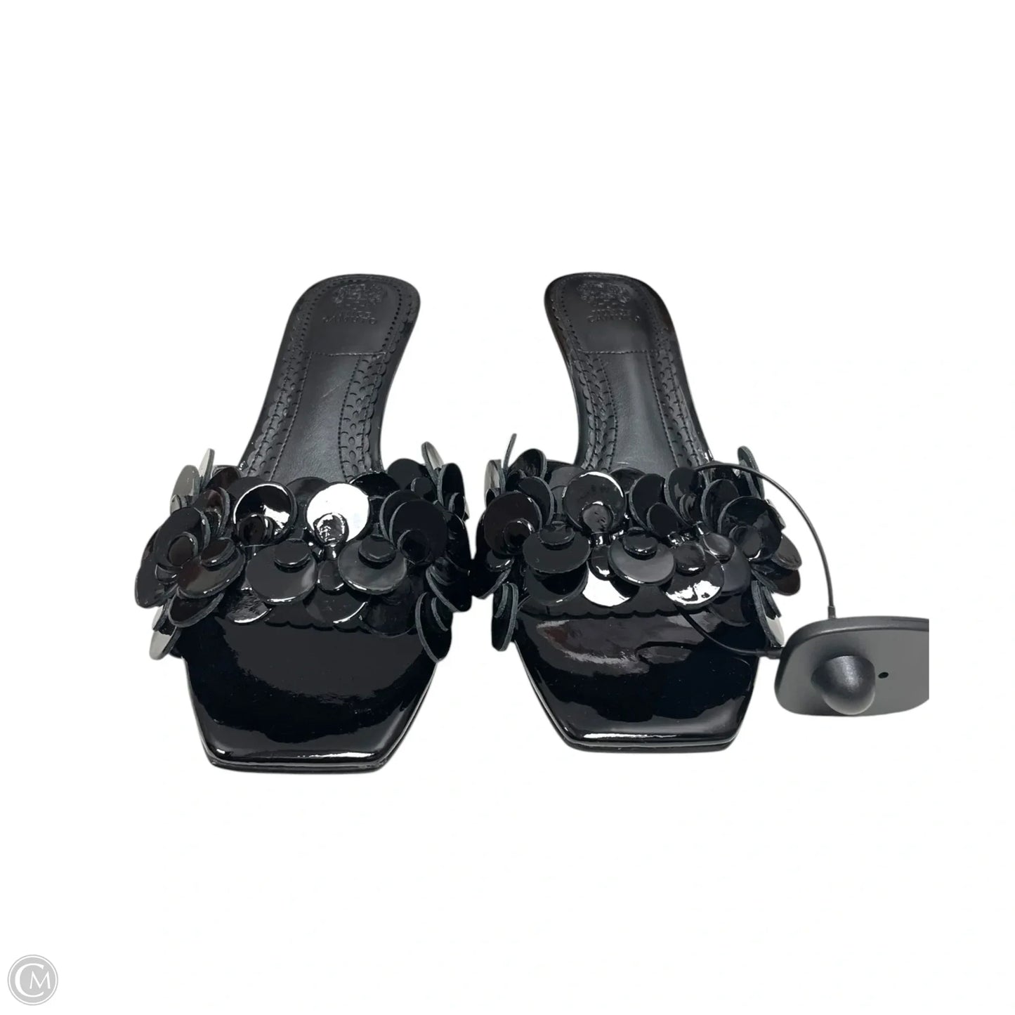 Sandals Heels Kitten By Vince Camuto In Black, Size: 8