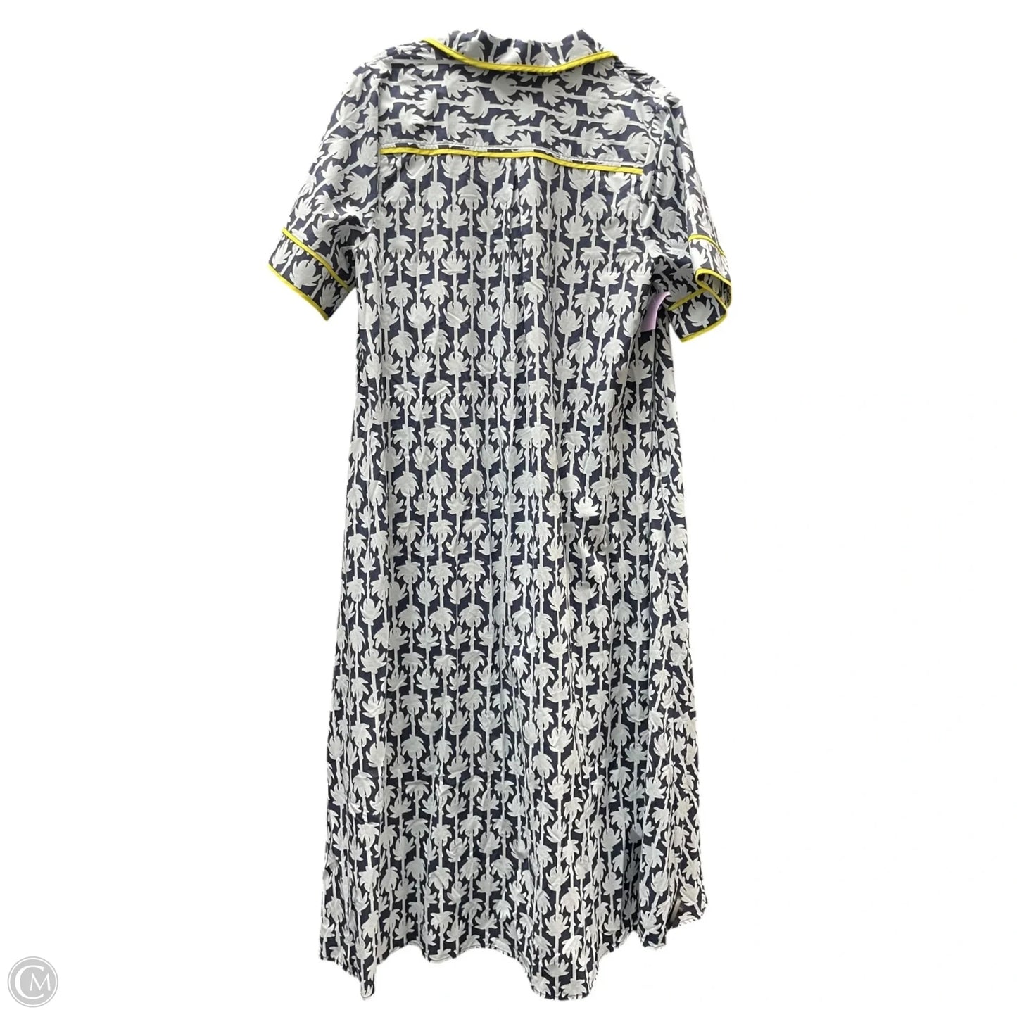 Dress Casual Maxi By Entro In Blue & Green, Size: L