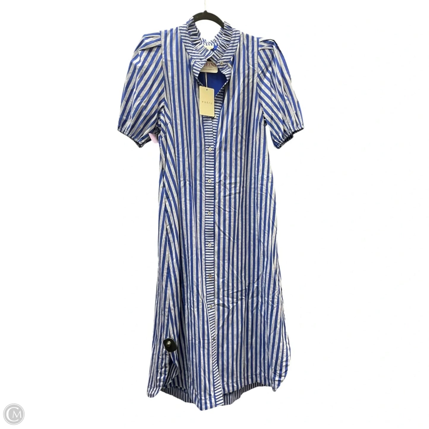 Dress Casual Maxi By Entro In Striped Pattern, Size: L