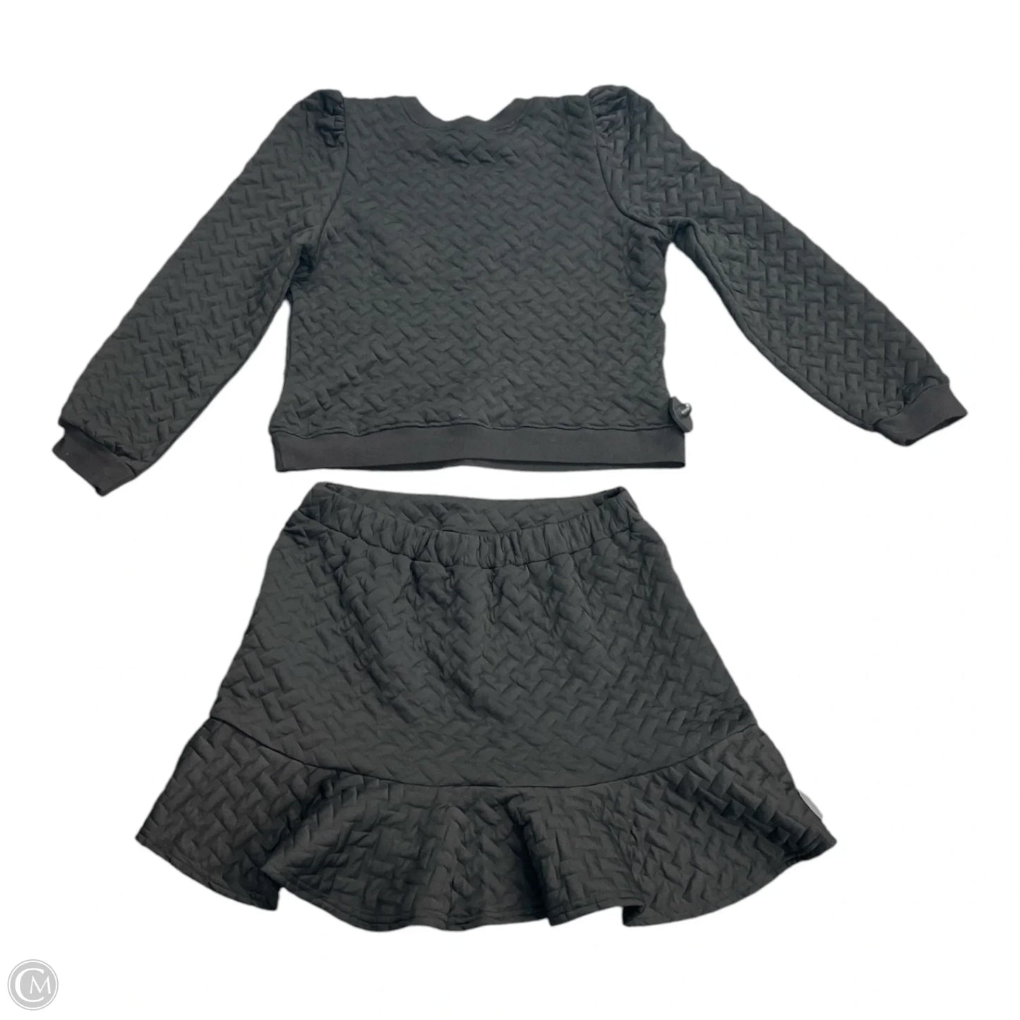 Skirt Set 2pc By Sugar Lips In Black, Size: L