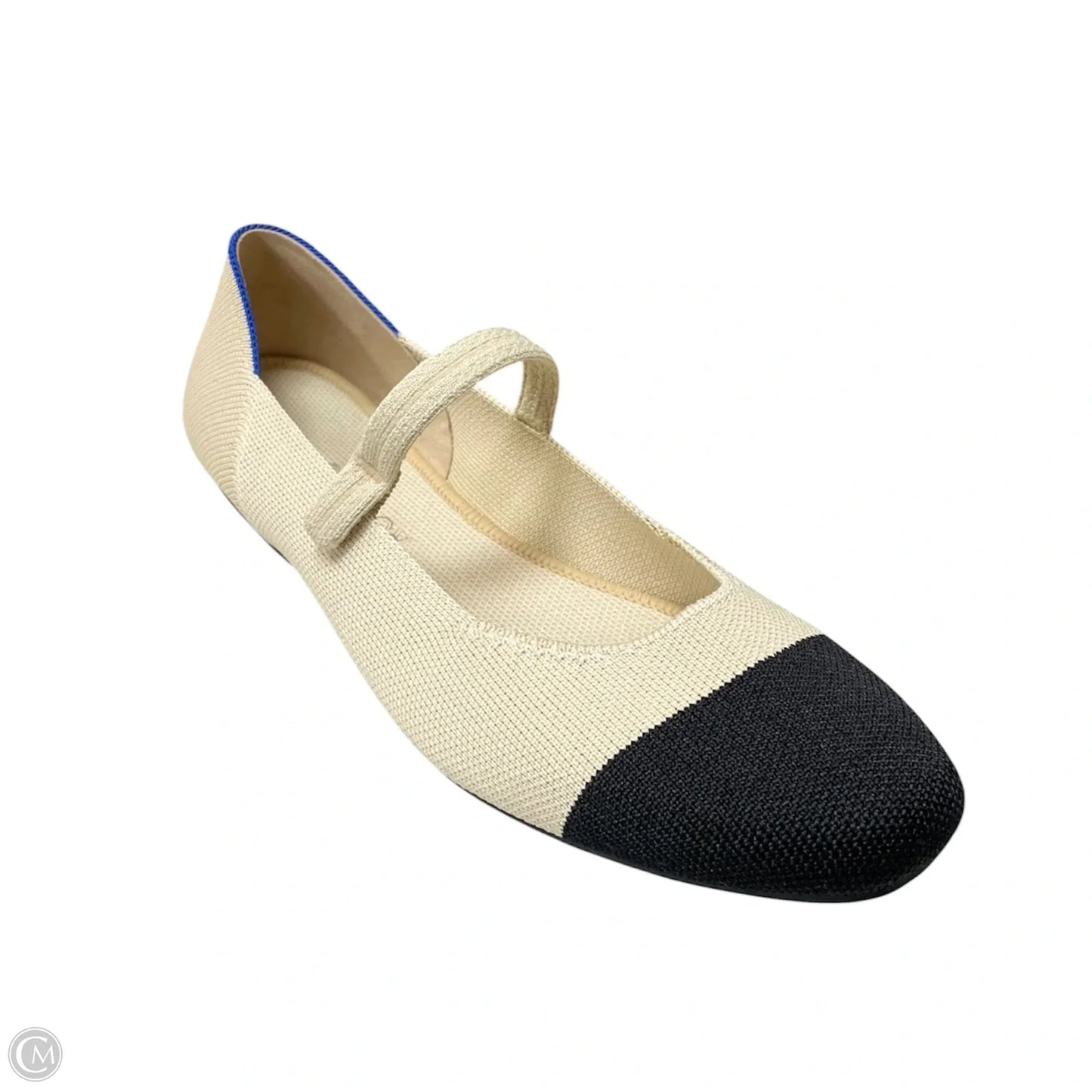 Shoes Flats By Rothys In Black & Tan, Size: 10