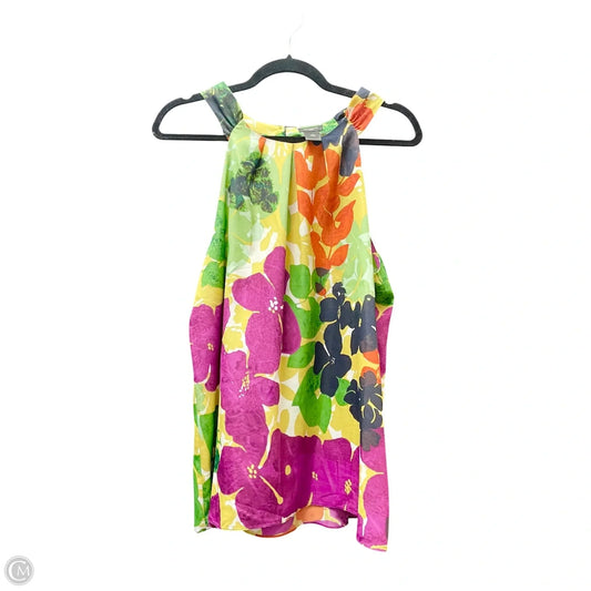 Top Sleeveless By Ann Taylor In Multi-colored, Size: 16