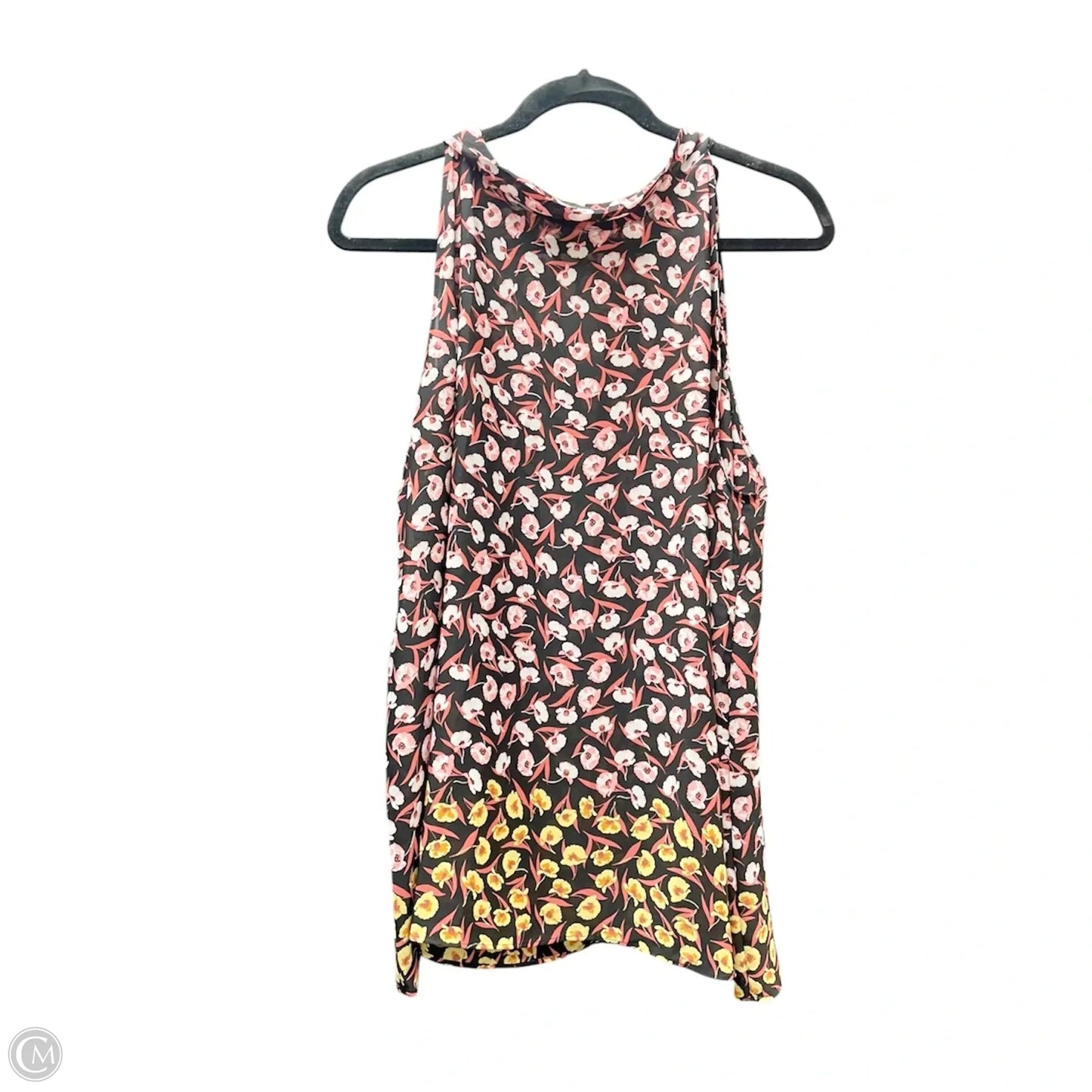 Top Sleeveless By Ann Taylor In Floral Print, Size: Xl