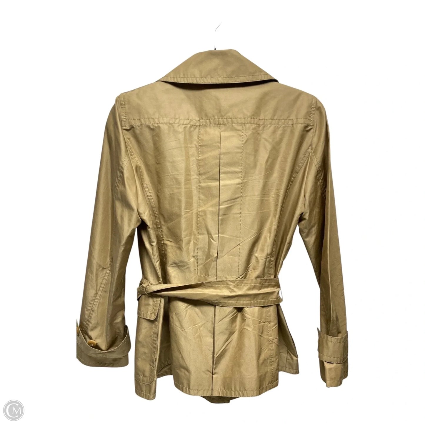 Coat Trench Coat By Talbots In Tan, Size: 10p