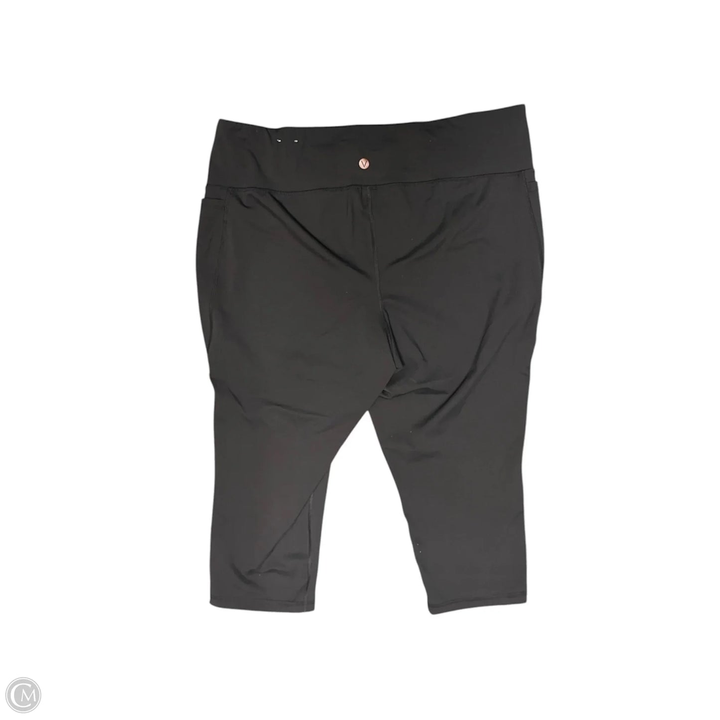 Athletic Capris By Livi Active In Black, Size: 3x