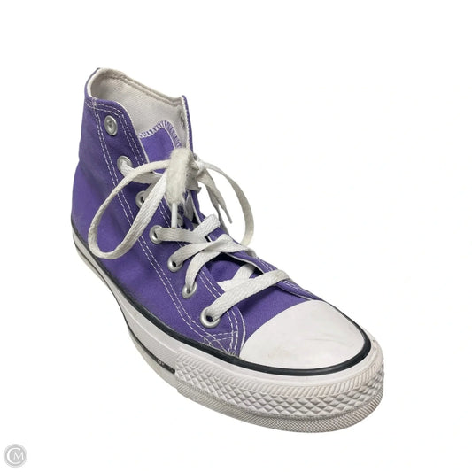 Shoes Sneakers By Converse In Purple, Size: 8