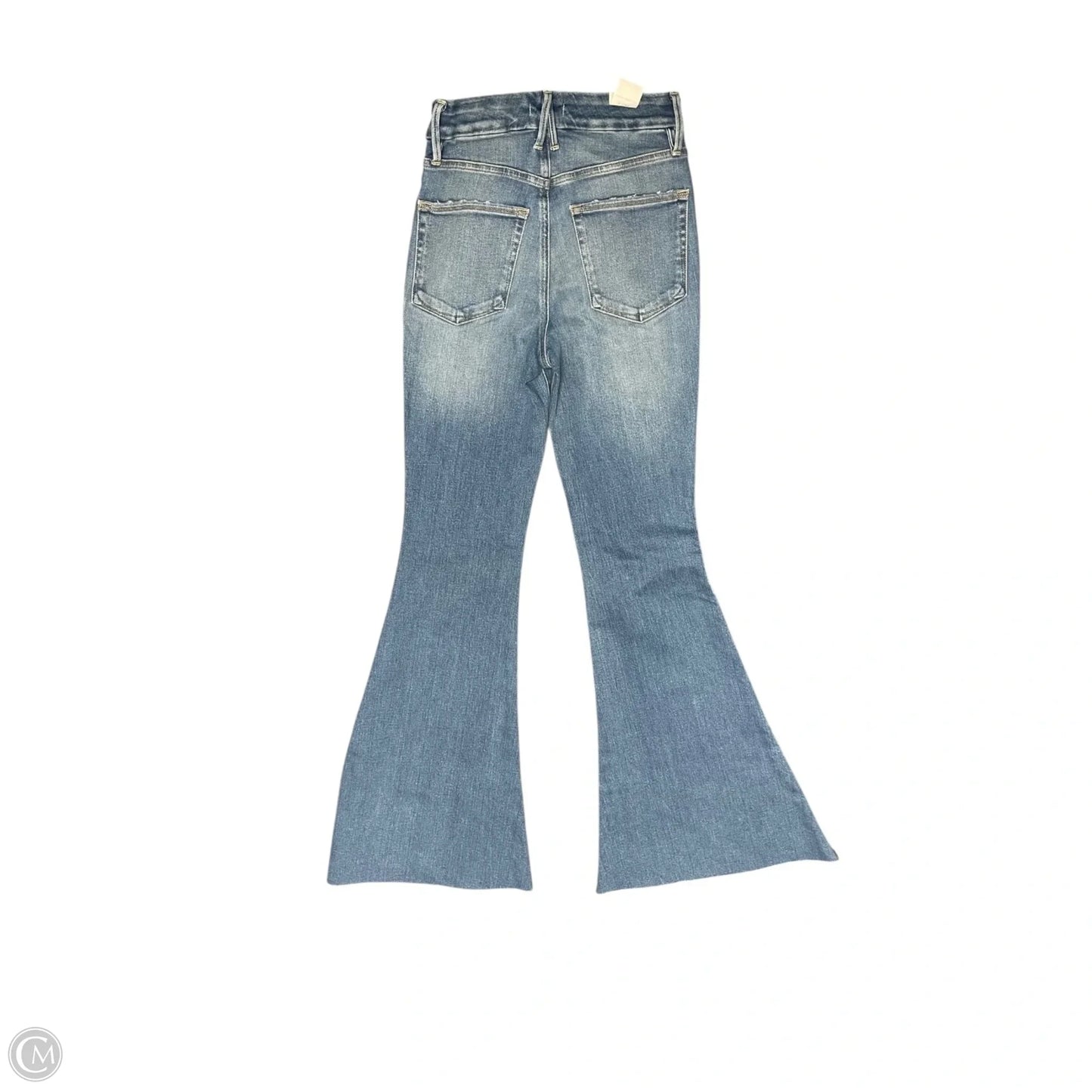 Jeans Flared By Good American In Blue, Size: 2