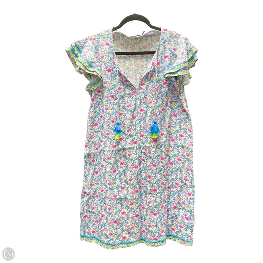 Dress Casual Short By Vineyard Vines In Tropical Print, Size: S