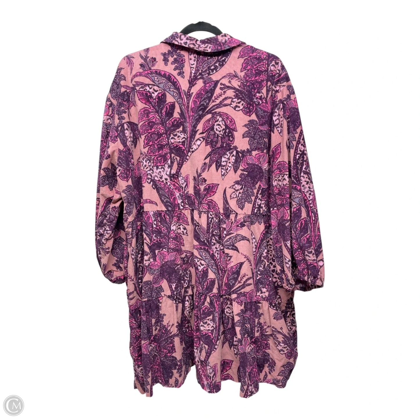 Dress Casual Short By Maeve In Pink & Purple, Size: Xl