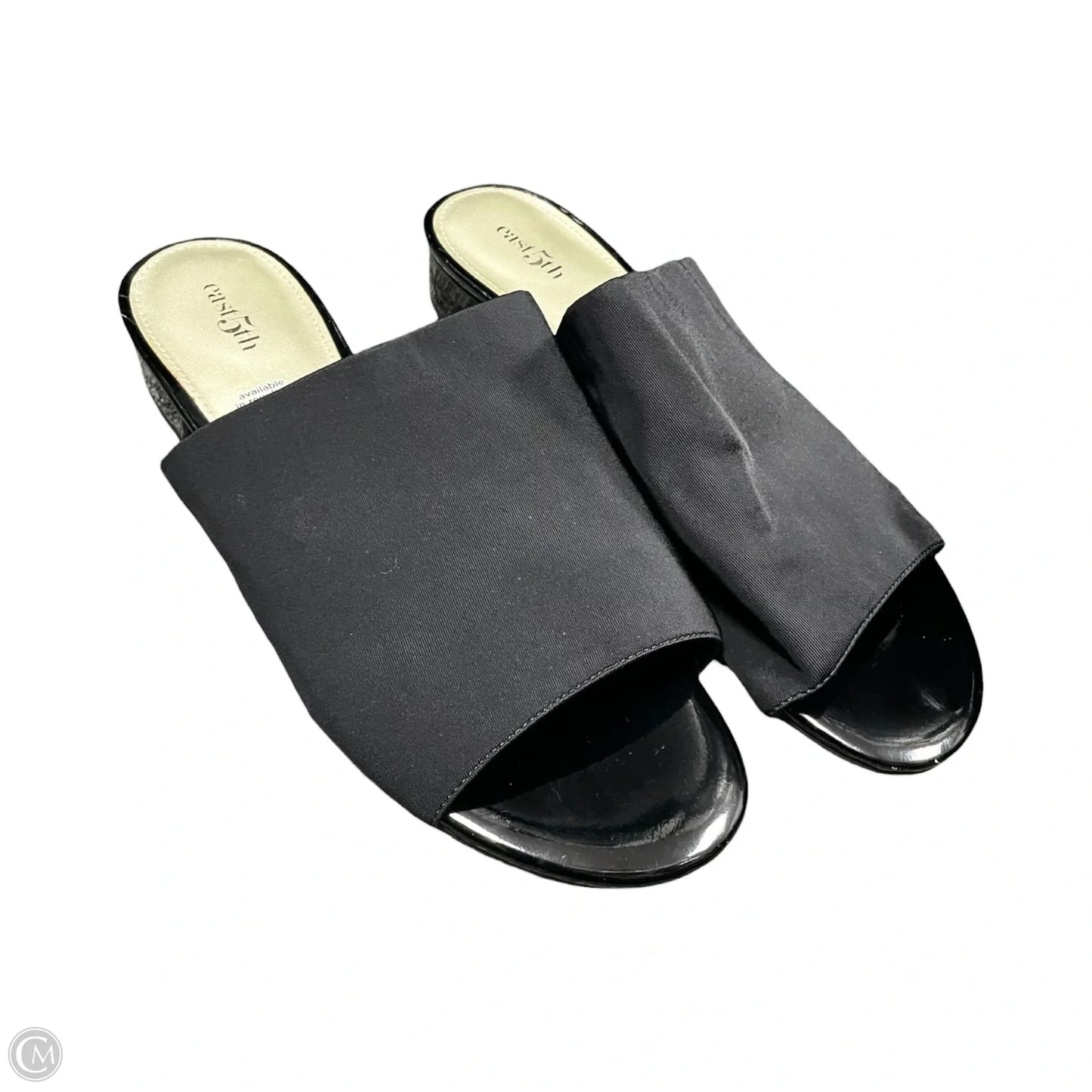 Sandals Heels Block By East 5th In Black, Size: 9