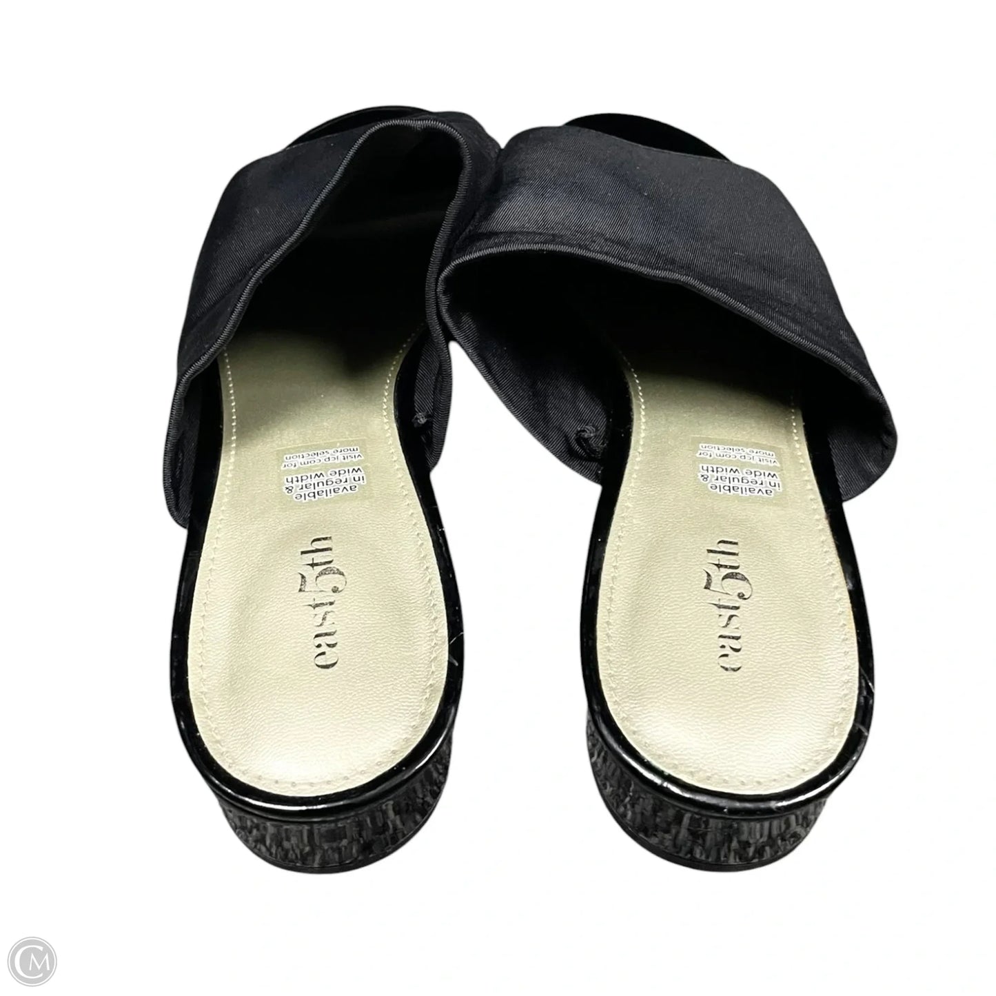 Sandals Heels Block By East 5th In Black, Size: 9