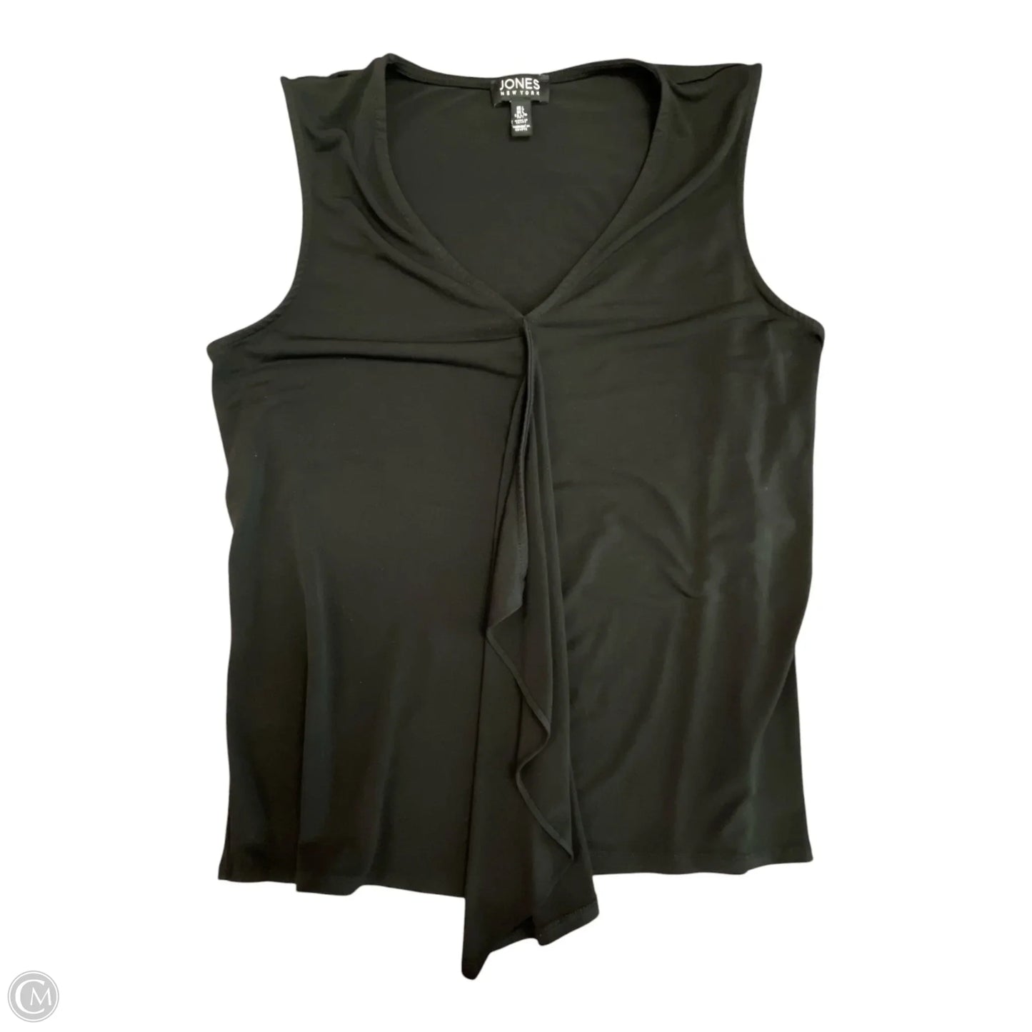 Top Sleeveless By Jones New York In Black, Size: L