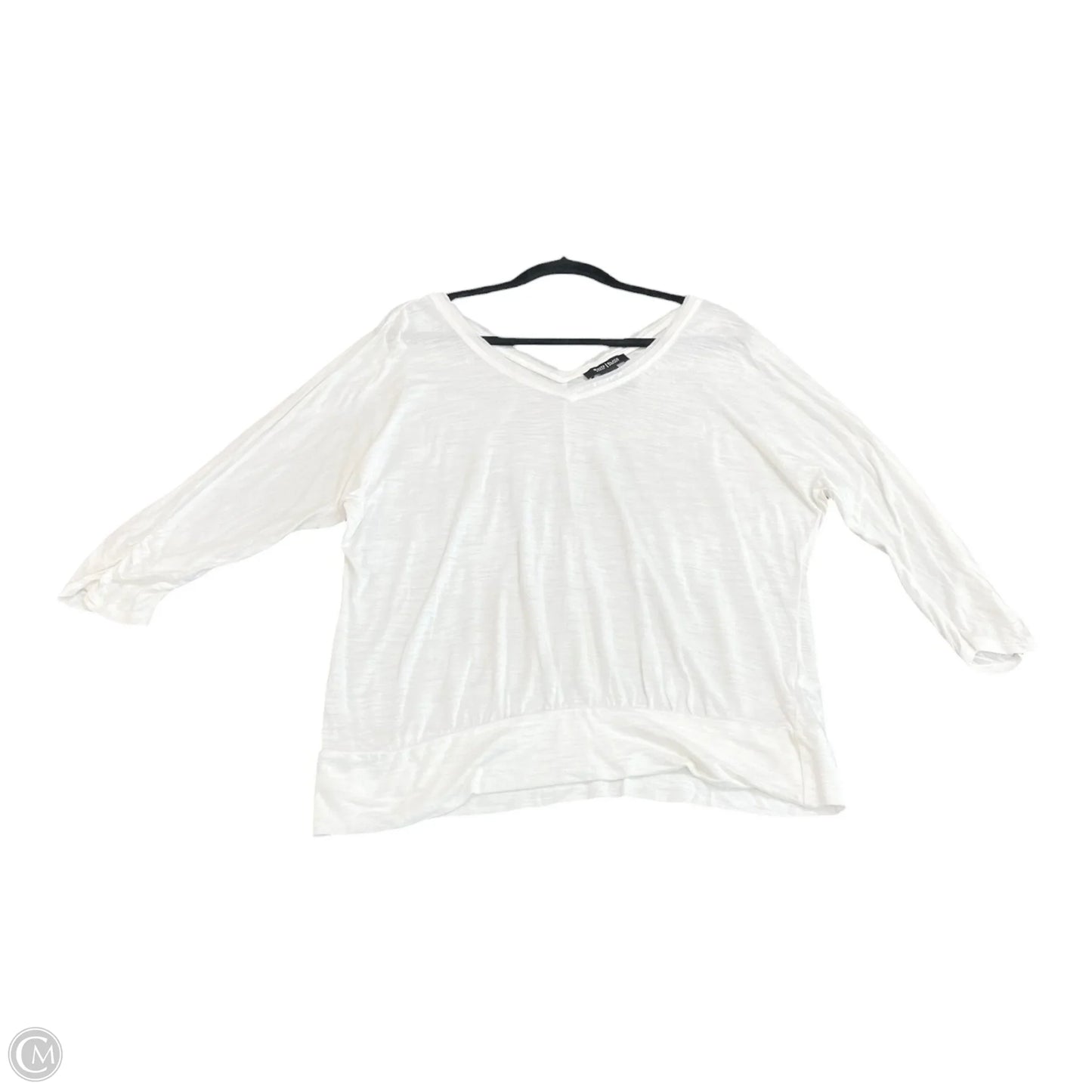 Top Long Sleeve By White House Black Market In White, Size: M