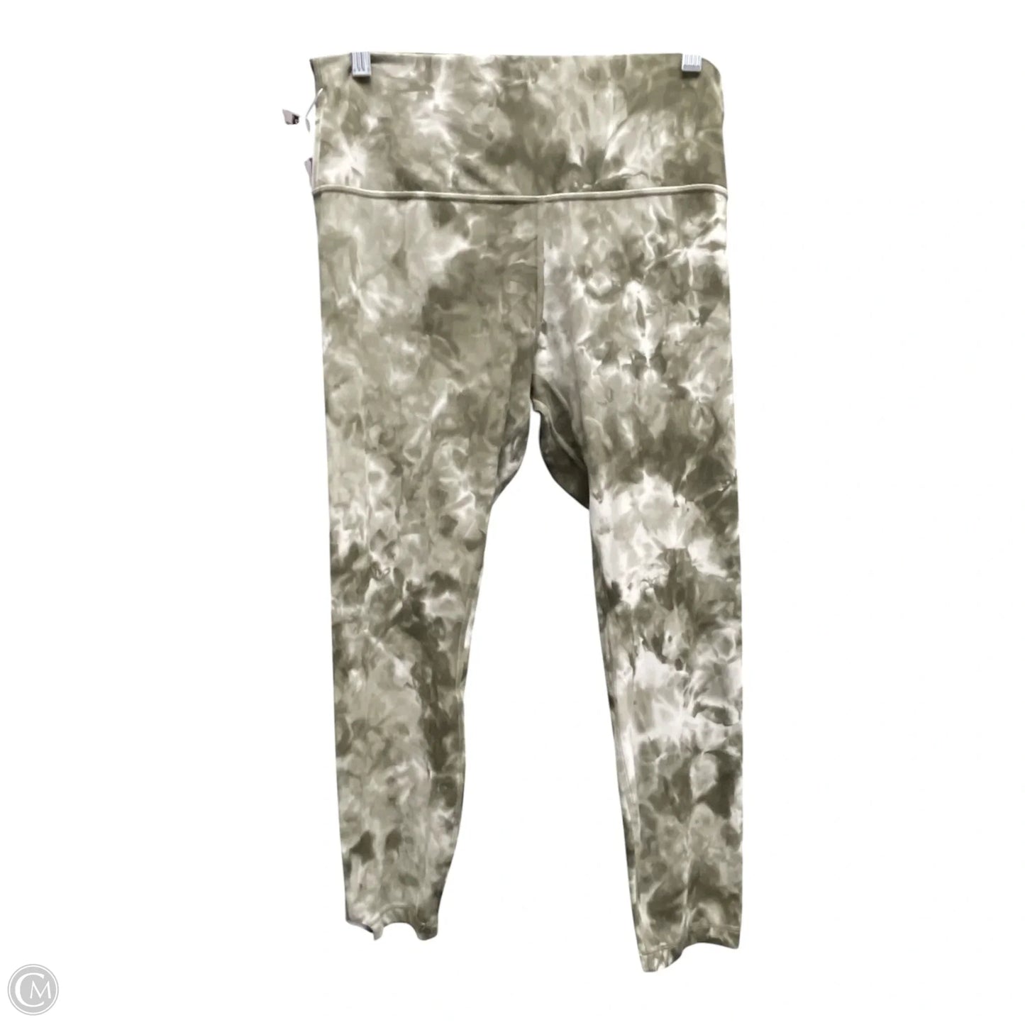 Athletic Leggings By Lululemon In Tie Dye Print, Size: 12